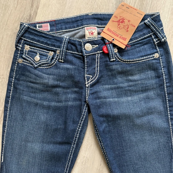 TRUE RELIGION Women’s Billy General Lee Rosewood Jeans Size 26 NWT - Picture 3 of 16